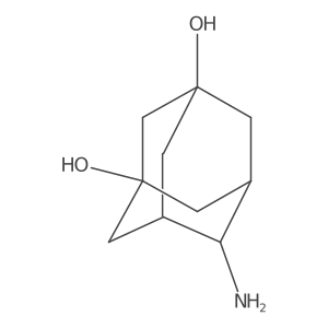 6-Aminoadamantane-1,3-diol Structure