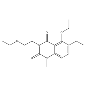 5-ethoxy-3-(2-ethoxyethyl)-6-ethyl-1-methylpyrido[2,3-d]pyrimidine-2,4(1H,3H)-dione Structure