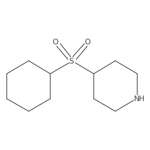 4-cyclohexylsulfonylpiperidine结构式