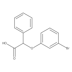 2-(3-Bromophenoxy)-2-phenylacetic acid结构式