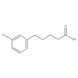 Acetic acid, 2-[2-(3-chlorophenyl)ethoxy]-结构式