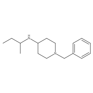 1-benzyl-N-(butan-2-yl)piperidin-4-amine结构式