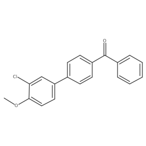 Benzophenone, 4-(3-chloro-4-methoxyphenyl)-结构式