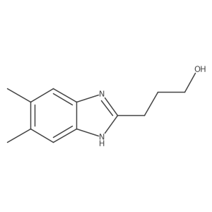 3-(5,6-dimethyl-1H-benzimidazol-2-yl)-1-propanol Structure