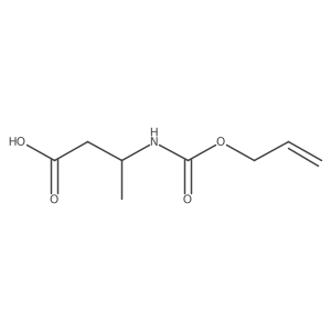 3-{[(Prop-2-en-1-yloxy)carbonyl]amino}butanoic acid Structure