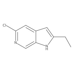 2-ethyl-5-chloro-1H-pyrrolo[2,3-c]pyridine Structure