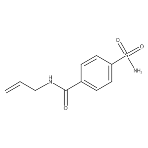 4-(Aminosulfonyl)-N-2-propen-1-ylbenzamide Structure