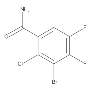 Benzamide, 3-bromo-2-chloro-4,5-difluoro-结构式