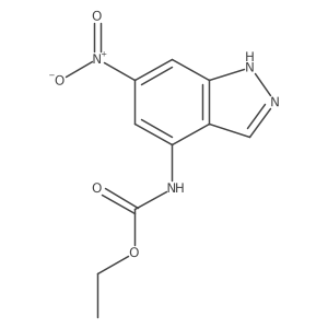 Ethyl (6-nitro-1H-indazol-4-yl)carbamate Structure