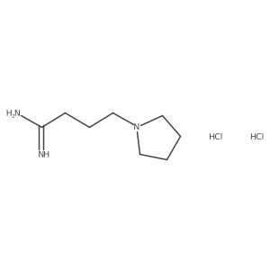4-(1-Pyrrolidine)-butyramidine dihydrochloride结构式