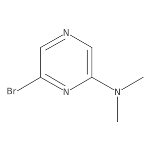2-Bromo-6-(dimethylamino-d6)-pyrazine Structure