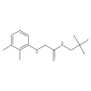 2-((2,3-Dimethylphenyl)amino)-N-(2,2,2-trifluoroethyl)acetamide结构式