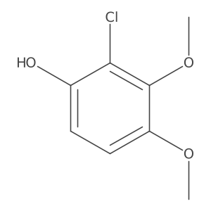 2-Chloro-3,4-dimethoxyphenol Structure