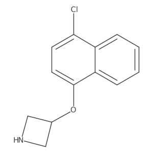3-[(4-Chloro-1-naphthyl)oxy]azetidine Structure