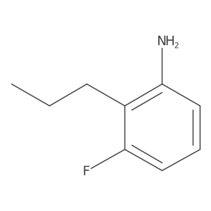 3-Fluoro-2-propylbenzenamine结构式