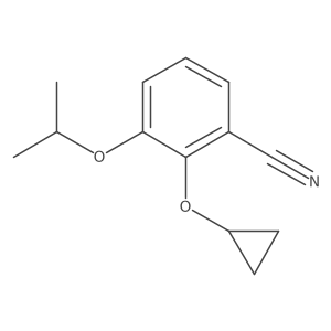 2-Cyclopropoxy-3-isopropoxybenzonitrile Structure