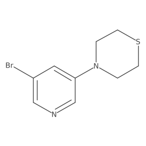 4-(5-Bromopyridin-3-yl)thiomorpholine Structure
