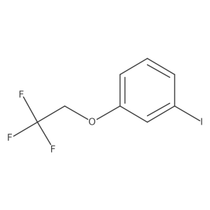 3-(2,2,2-Trifluoroethoxy)iodobenzene结构式