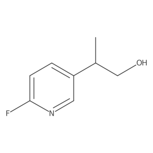 2-(6-Fluoropyridin-3-yl)propan-1-ol结构式