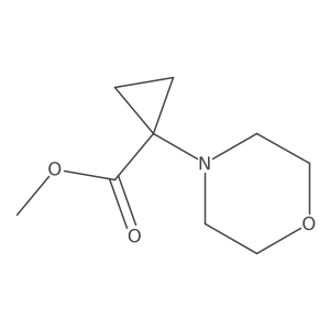 Methyl 1-morpholin-4-ylcyclopropane-1-carboxylate Structure