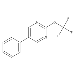 2-(Trifluoromethoxy)-5-phenylpyrimidine结构式