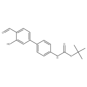 5-(4-BOC-Aminophenyl)-2-formylphenol结构式