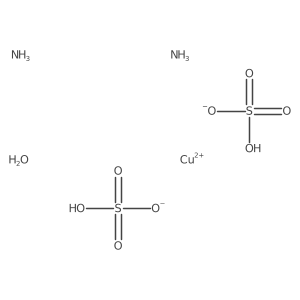 Diamminecopper bisulfate monohydrate Structure
