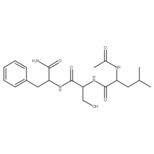 L-Phenylalaninamide, N-acetyl-L-leucyl-L-seryl- Structure