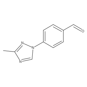 4-(3-Methyl-1H-1,2,4-triazol-1-yl)benzaldehyde结构式