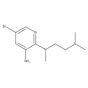 5-Bromo-N2-[2-(dimethylamino)ethyl]-N2-methyl-2,3-pyridinediamine Structure