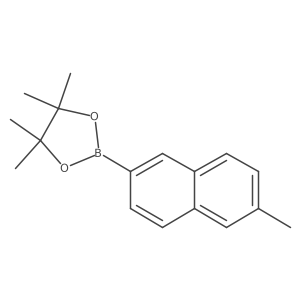 4,4,5,5-Tetramethyl-2-(6-methylnaphthalen-2-yl)-1,3,2-dioxaborolane Structure