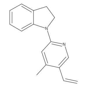1-(4-Methyl-5-vinylpyridin-2-yl)indoline Structure