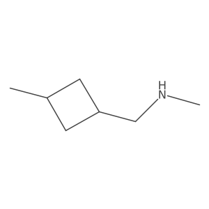 Methyl[(3-methylcyclobutyl)methyl]amine Structure