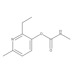 2-Ethyl-6-methylpyridin-3-yl methylcarbamate结构式