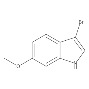 3-bromo-6-methoxy-1H-indole结构式