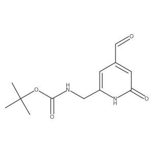 Tert-butyl (4-formyl-6-hydroxypyridin-2-YL)methylcarbamate Structure