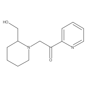 2-(2-(Hydroxymethyl)piperidin-1-yl)-1-(pyridin-2-yl)ethanone Structure