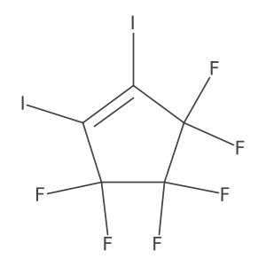 1,2-Diiodohexafluorocyclopentene Structure