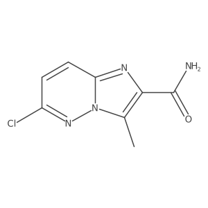 6-Chloro-3-methylimidazo[1,2-b]pyridazine-2-carboxamide Structure