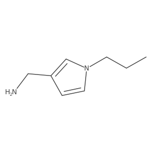 (1-propyl-1H-pyrrol-3-yl)methanamine Structure