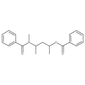 N-[3-(Benzoyloxy)-1-methylbutyl]-N-methylbenzamide结构式