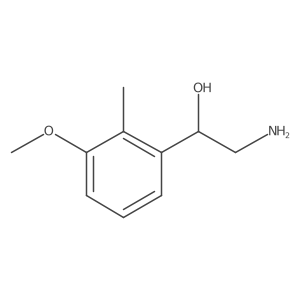 2-Amino-1-(3-methoxy-2-methylphenyl)ethan-1-ol结构式