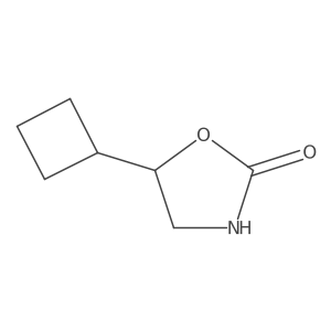 5-Cyclobutyl-1,3-oxazolidin-2-one Structure