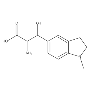2-amino-3-hydroxy-3-(1-methyl-2,3-dihydro-1H-indol-5-yl)propanoic acid Structure