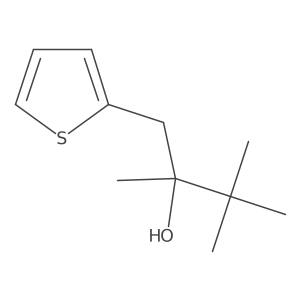 2-Thiopheneethanol, I+/--(1,1-dimethylethyl)-I+/--methyl-结构式