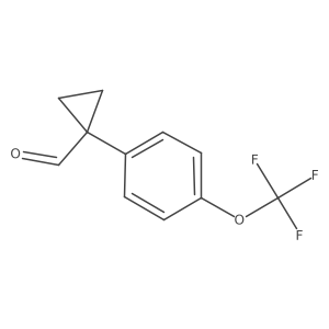 1-Formyl-1-(4-trifluoromethoxyphenyl)cyclopropane Structure