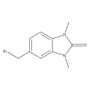 5-(Bromomethyl)-1,3-dimethyl-1,3-dihydro-2H-benzo[d]imidazol-2-one结构式