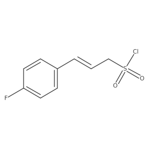 3-(4-Fluorophenyl)prop-2-ene-1-sulfonyl chloride Structure