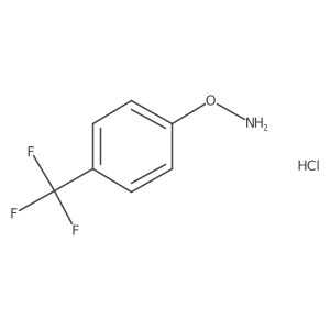 O-[4-(Trifluoromethyl)phenyl]hydroxylamine hydrochloride Structure