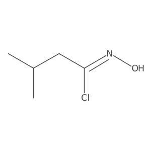 (Z)-N-hydroxy-2-methylpropanecarbonimidoyl chloride Structure